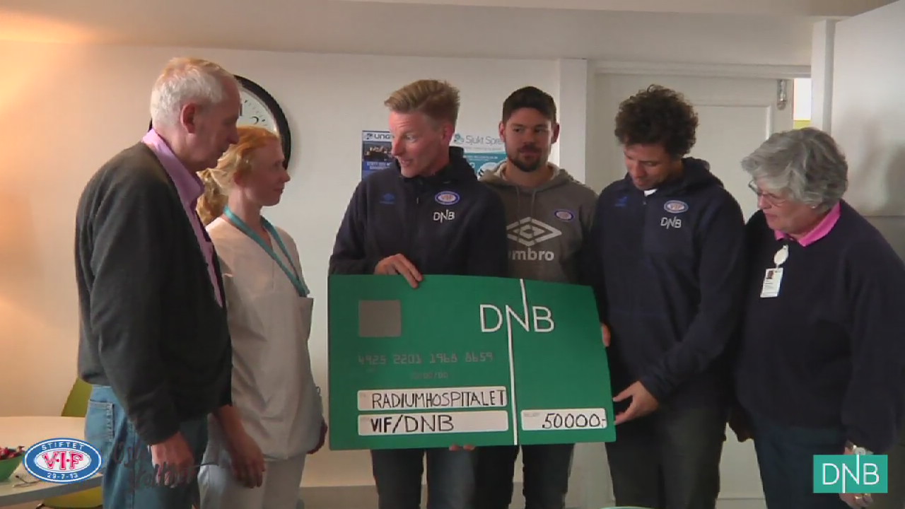 Vålerenga besøkte Radiumhospitalet